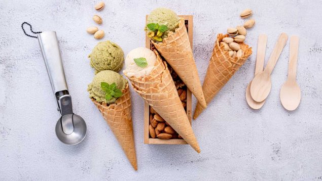 Helado vegano