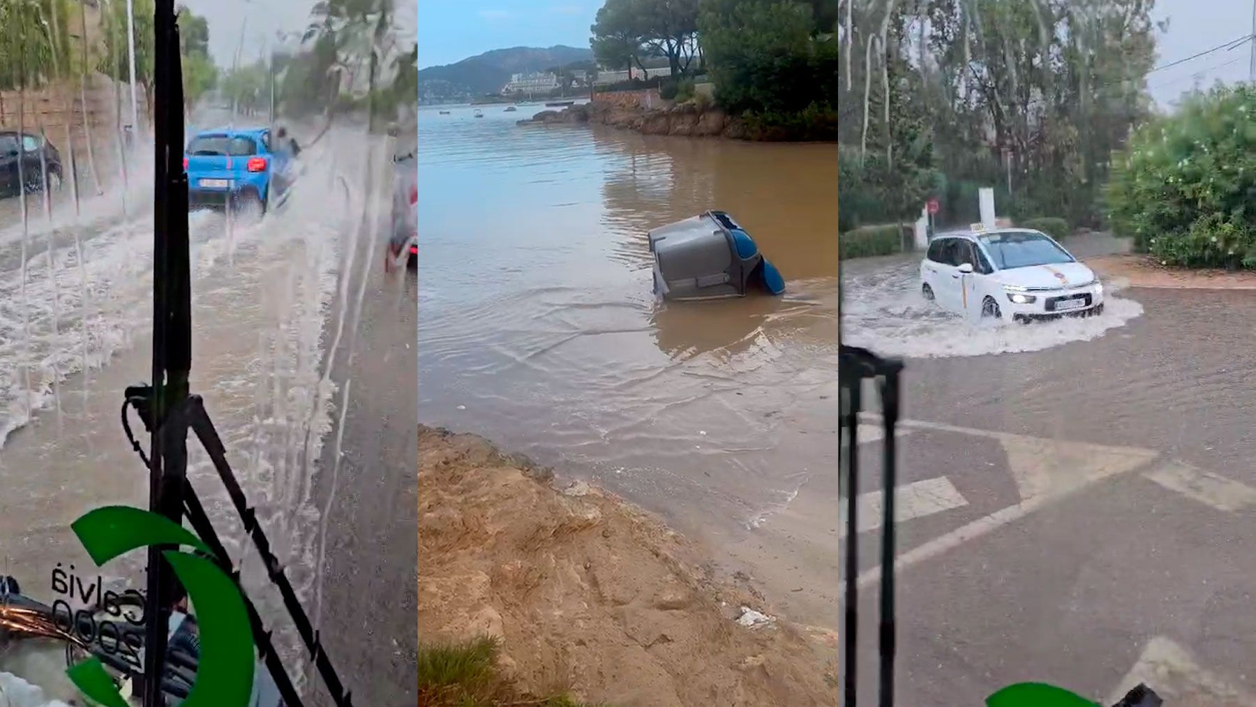 Inundaciones en Calvià.