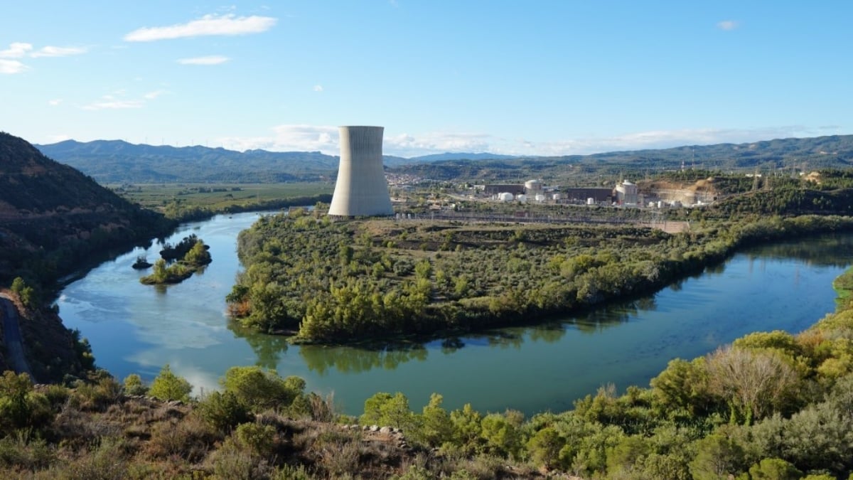 Vista panorámica de la Central Nuclear de Cofrentes