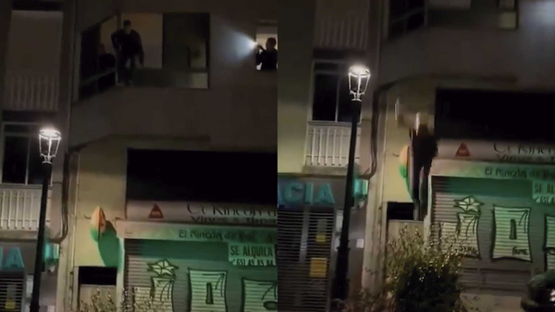 La última locura de la Liga Fantasy: un joven se tira desde un balcón en Vigo como castigo.