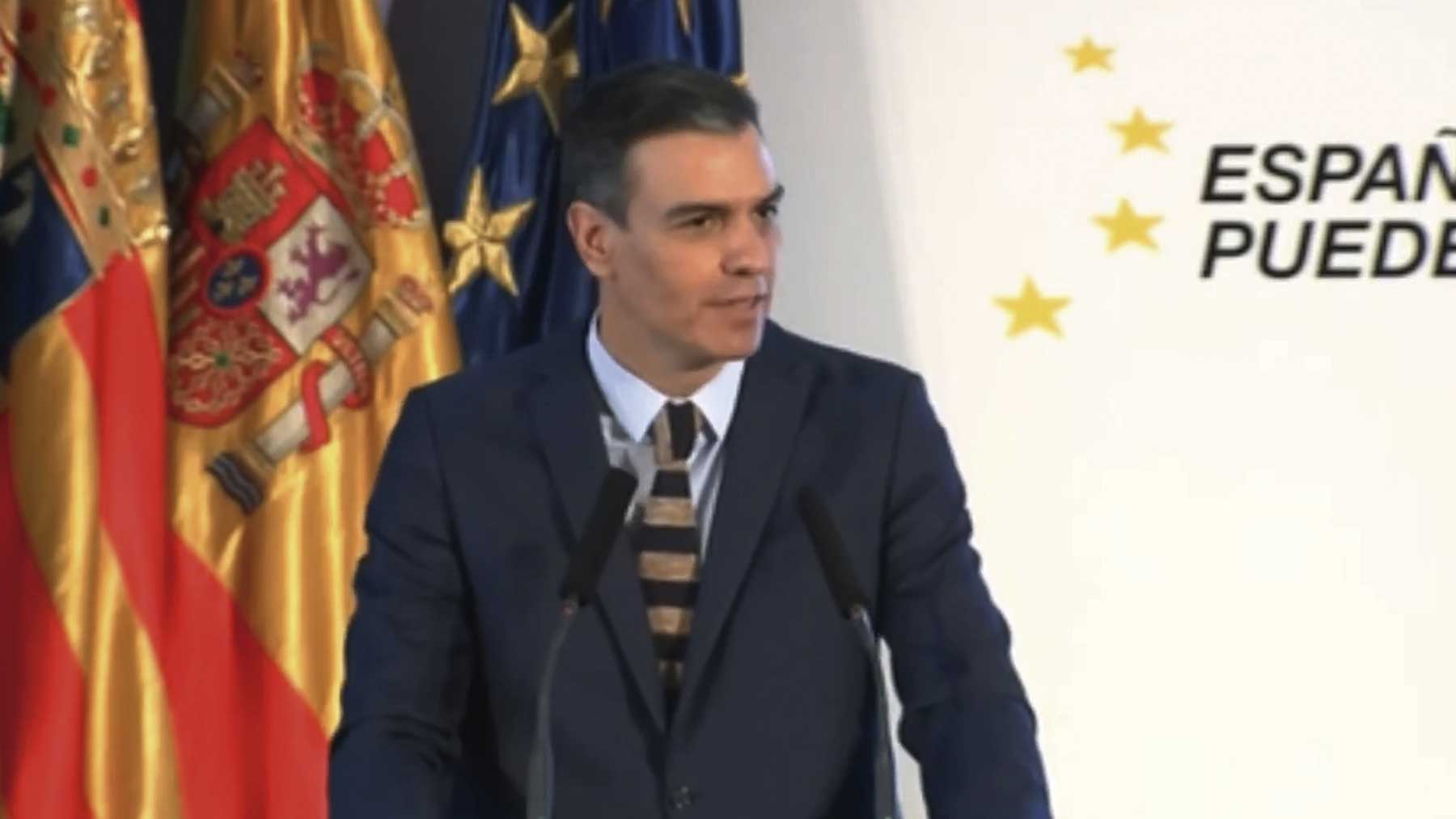 Pedro Sánchez en enero de 2021.