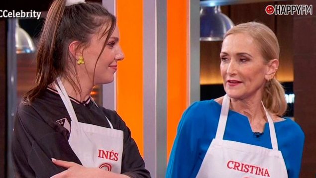 Inés Hernand, participante de 'MasterChef Celebrity 9', se sincera en el programa. (RTVE)