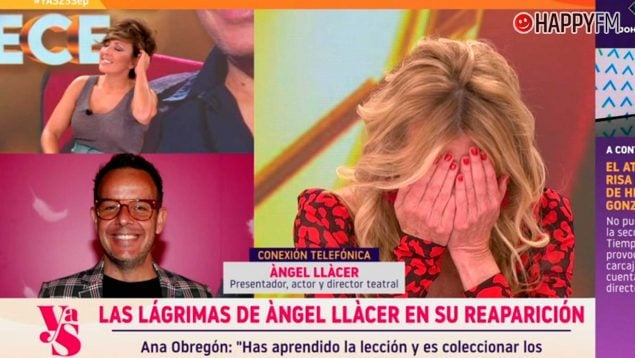 Ana Obregón se rompe al escuchar las palabras de Àngel Llàcer (Atresmedia).