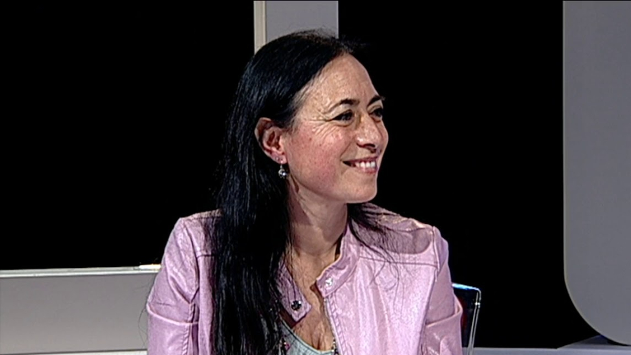 La presidenta de la APIB, Ángeles Durán, durante un programa en Canal 4.