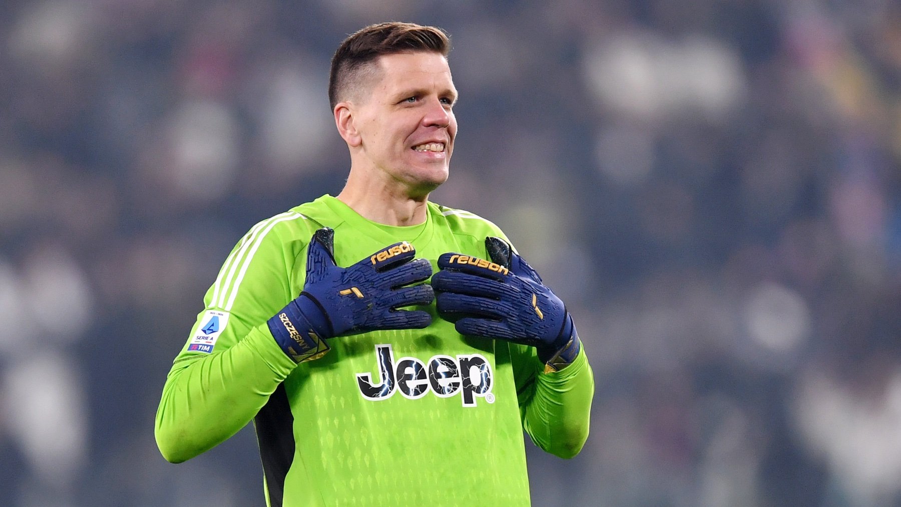 Wojciech Szczesny, durante un partido con la Juventus. (Getty)