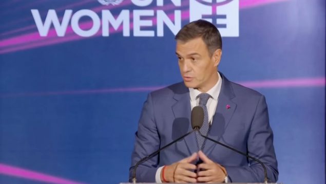 Pedro Sánchez ONU, ONU Mujeres, Anne Hathaway