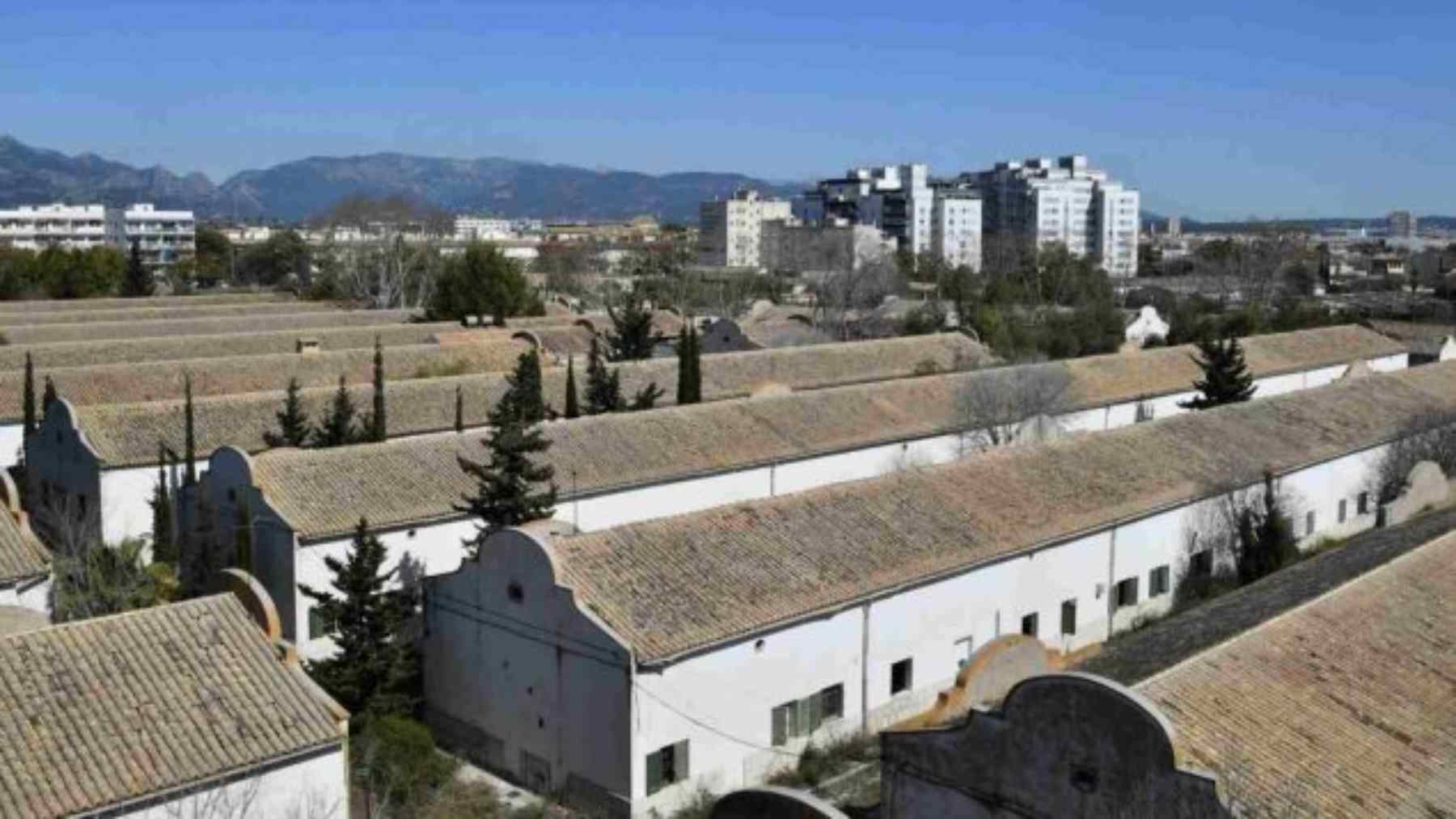 Interior del antiguo cuartel de Son Busquets en Palma.