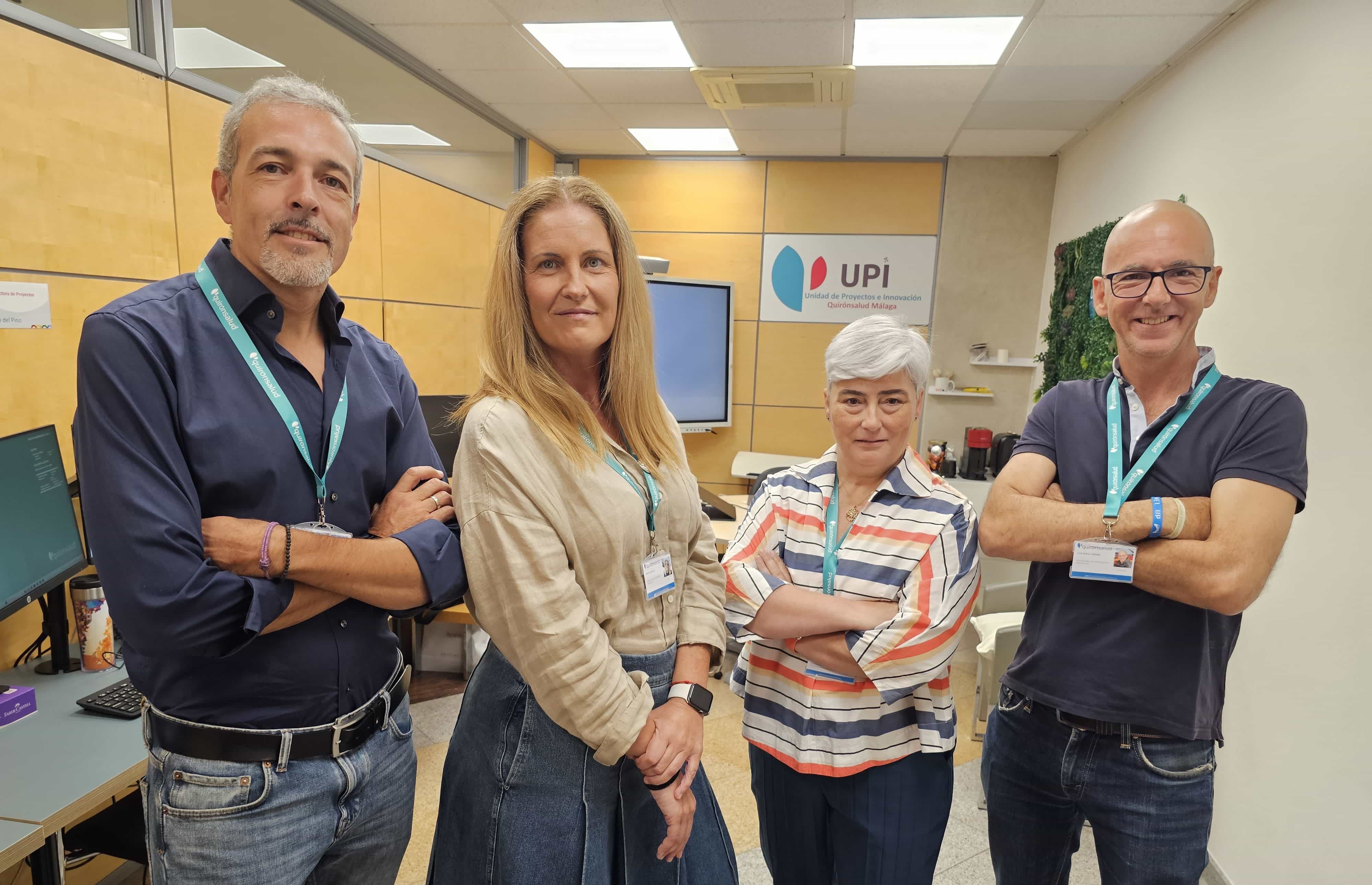 Equipo de la Unidad de Proyectos e Innovación @Quirónsalud