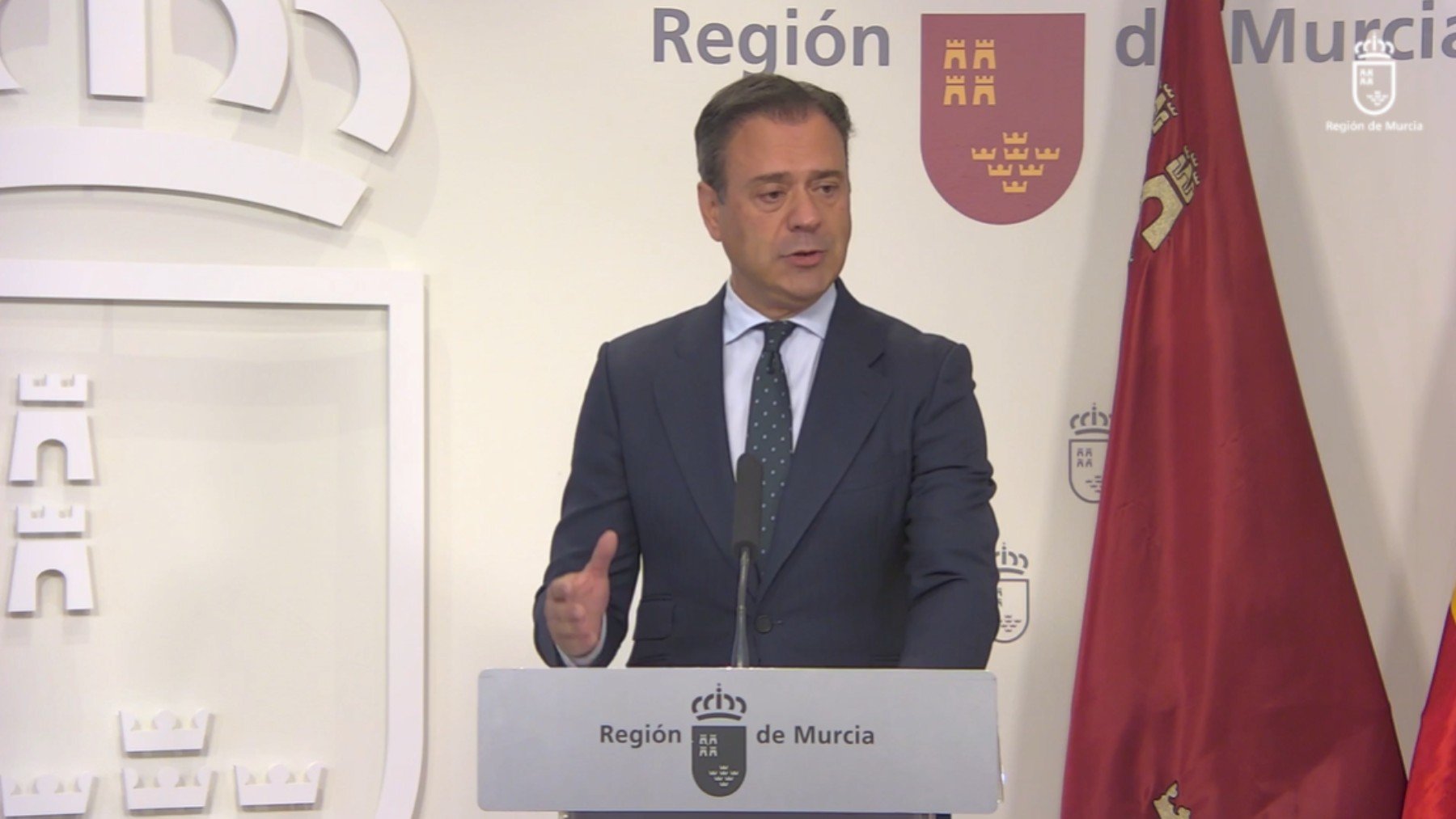 Marcos Ortuño, consejero de Presidencia de la región de Murcia.