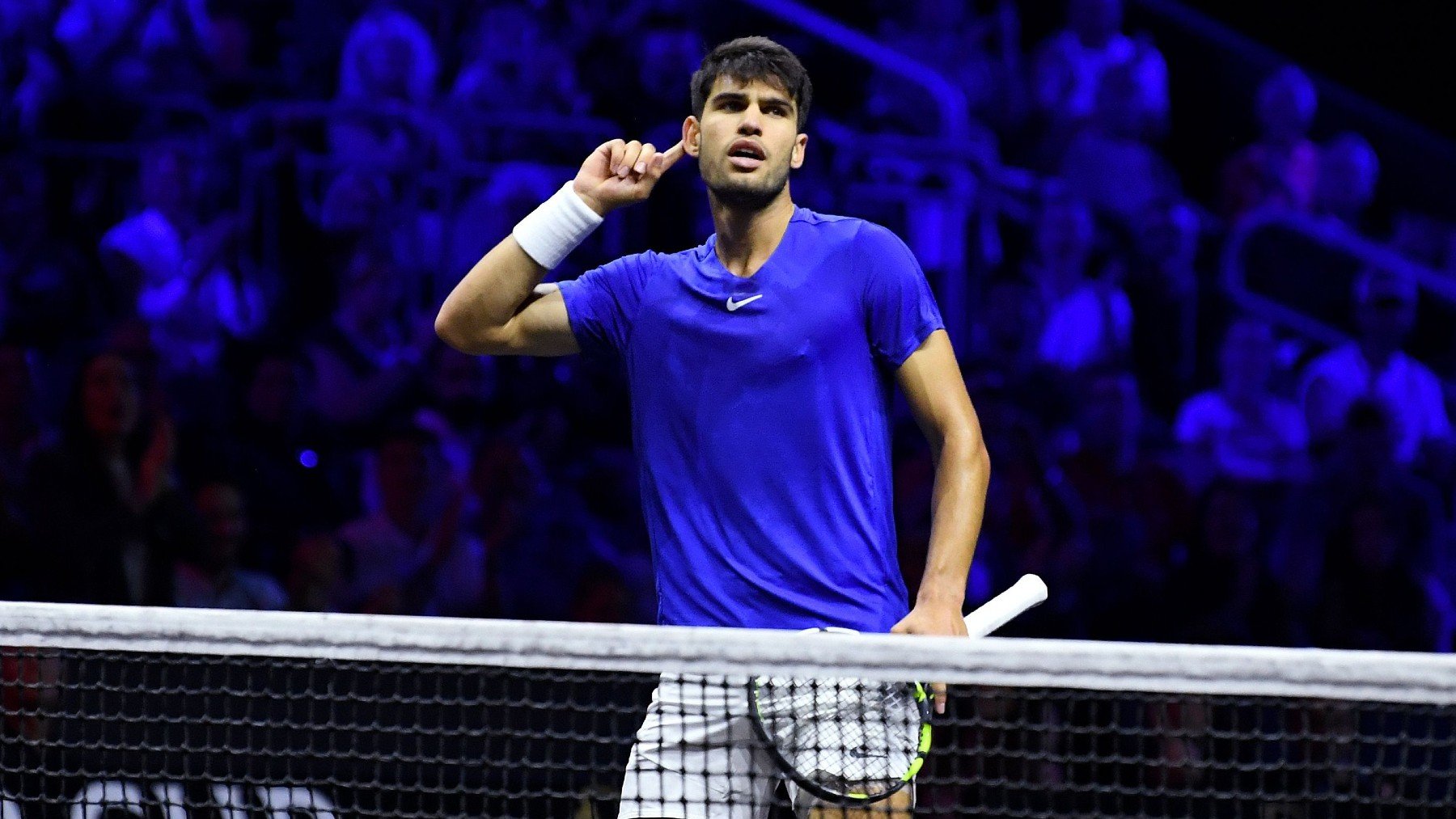 Carlos Alcaraz, en la Laver Cup.