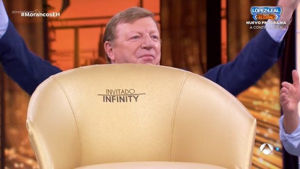 César Cadaval presume de ser invitado Infinity de El Hormiguero (Atresmedia).