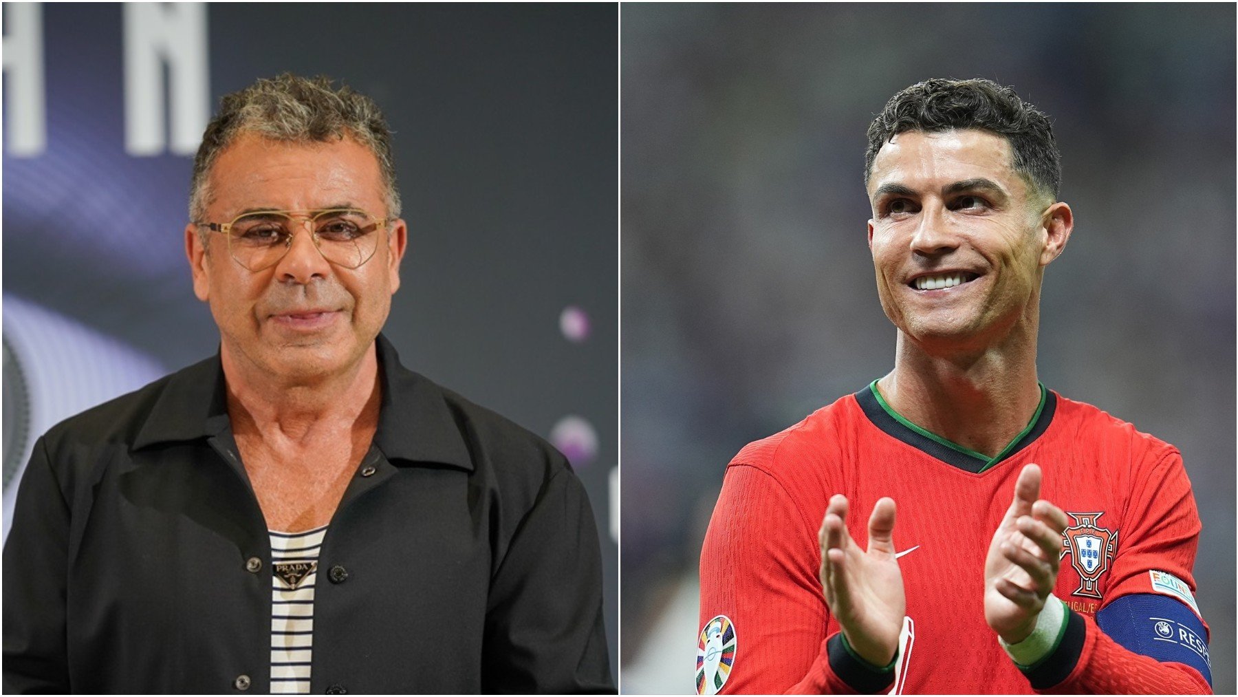 Jorge Javier Vázquez y Cristiano Ronaldo. (EP)