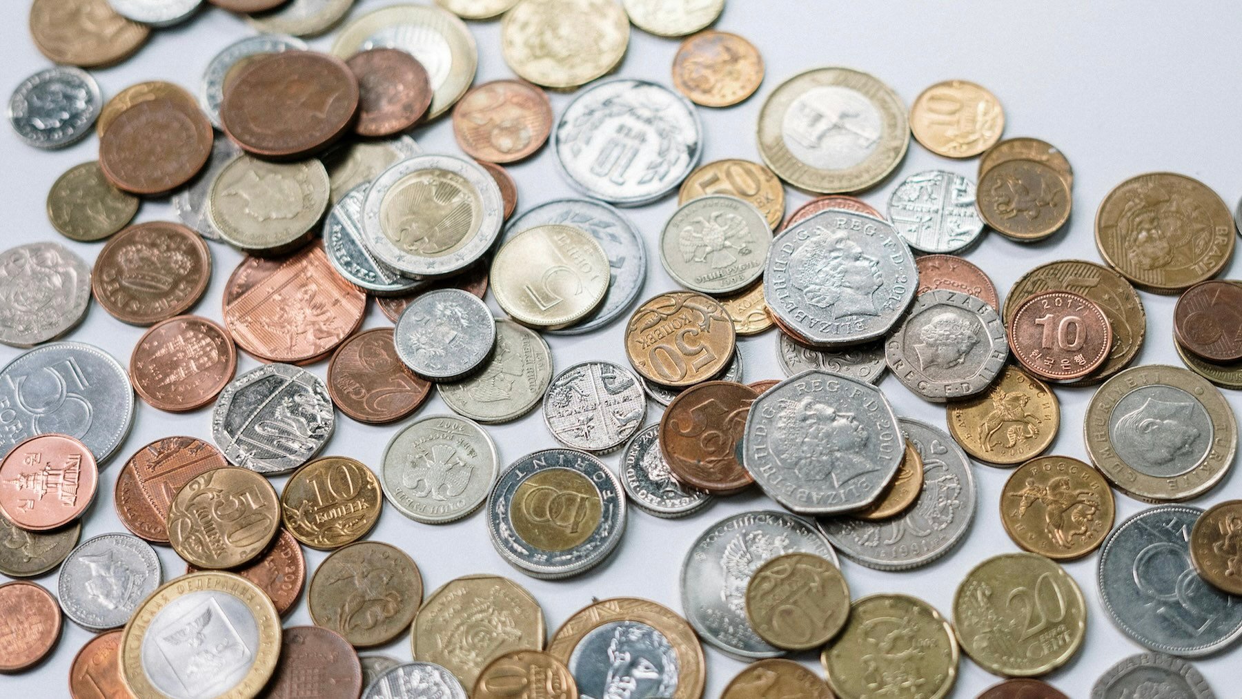 Monedas. Foto: Pexels.