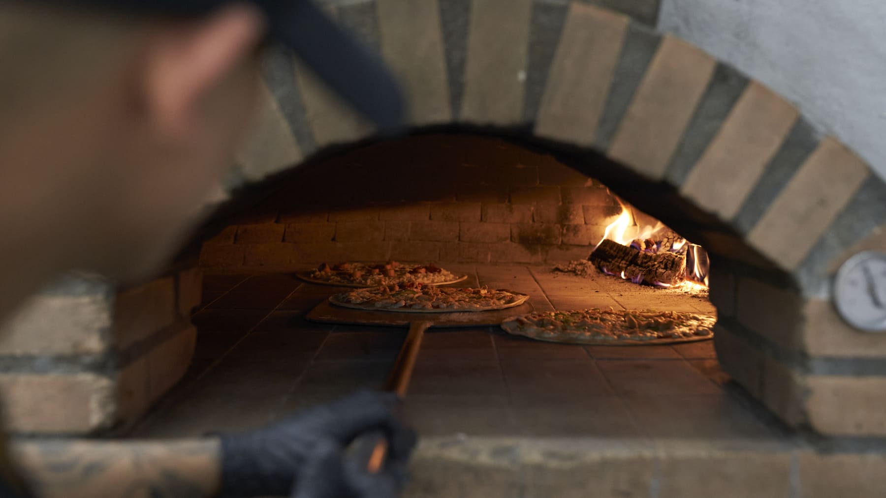 Horno de la pizzería ‘Del Poble’. Foto: Del Poble.