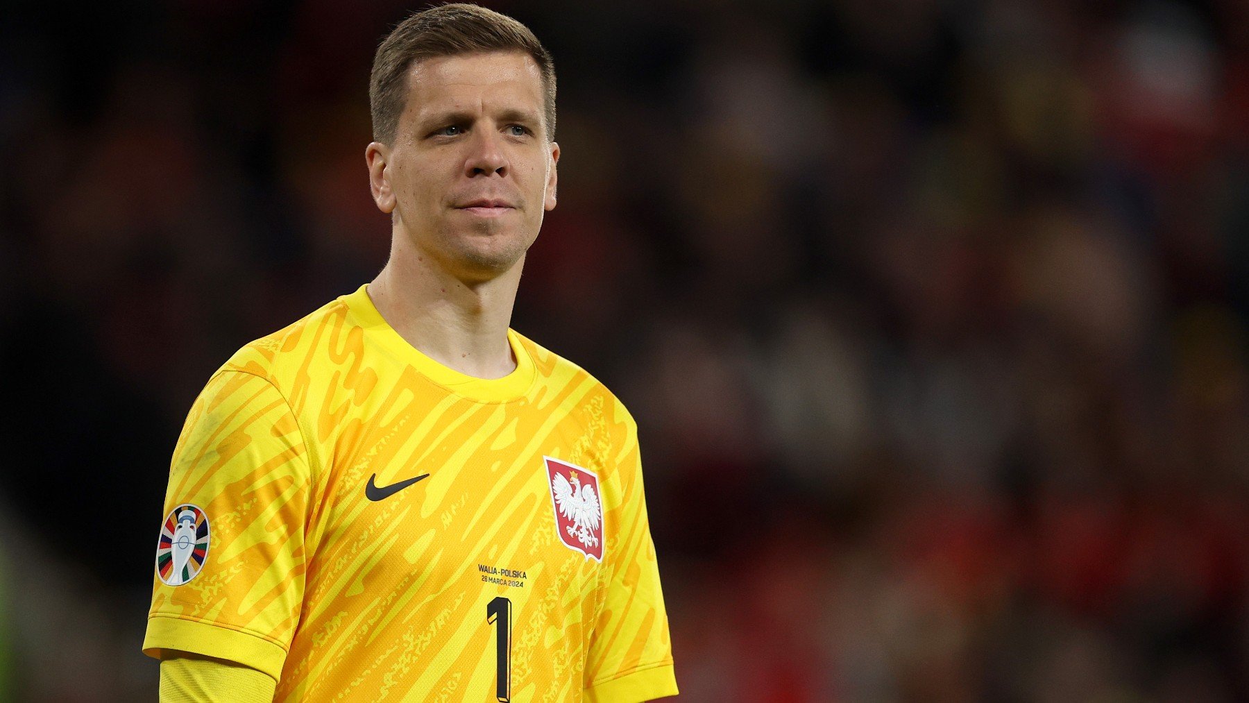 Szczesny durante un partido con Polonia. (Getty)