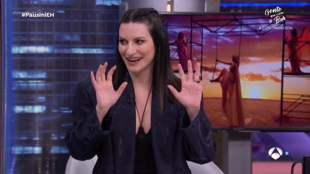 Laura Pausini confiesa que ha visto desnudo (solo de cintura para arriba) a Pablo Motos (Atresmedia).