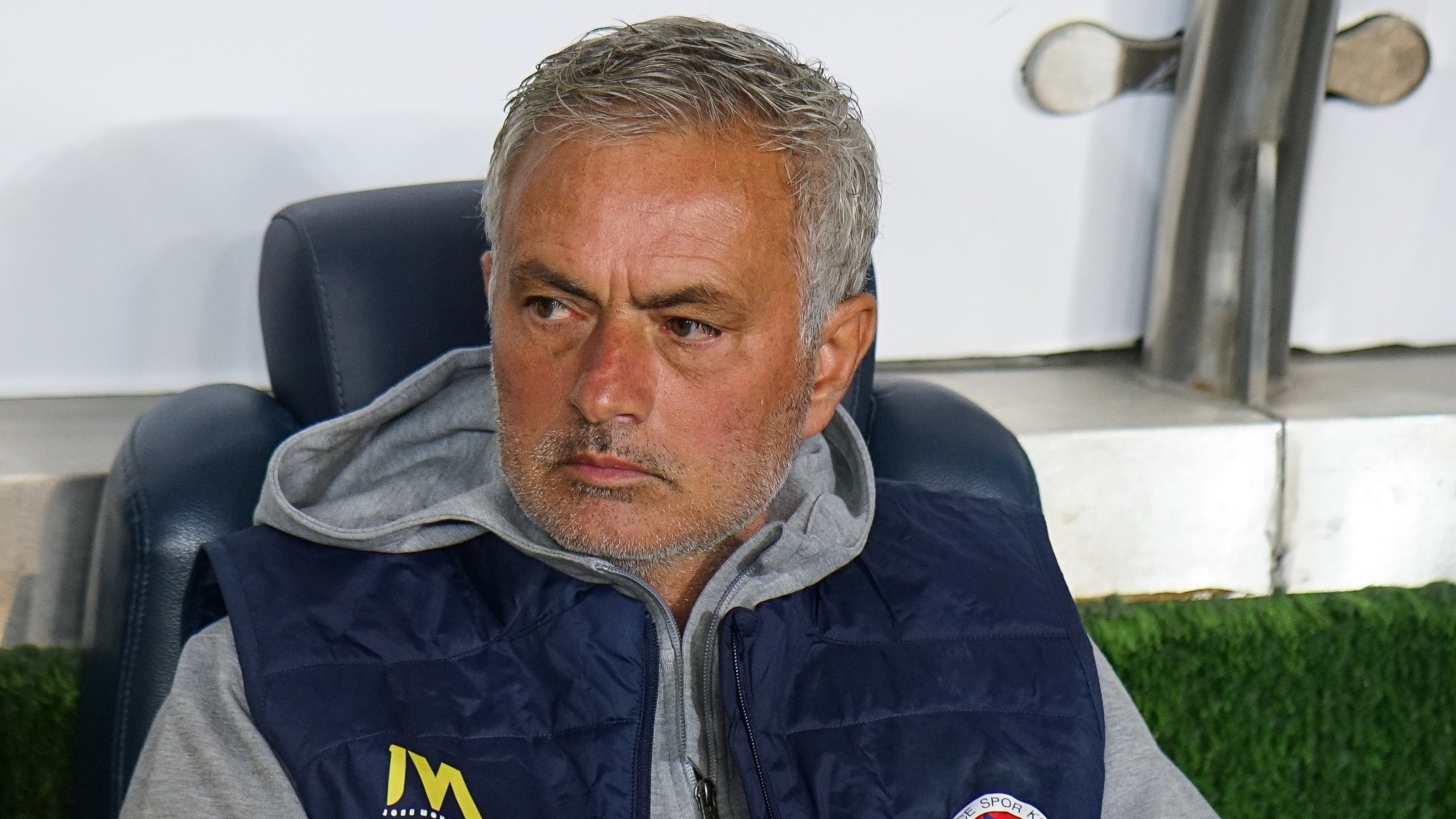 Mourinho en el partido de la Europa League. (Getty)