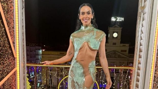 Cristina Pedroche luce el vestido por el que fue acusada de plagio en 2023 (Atresmedia).