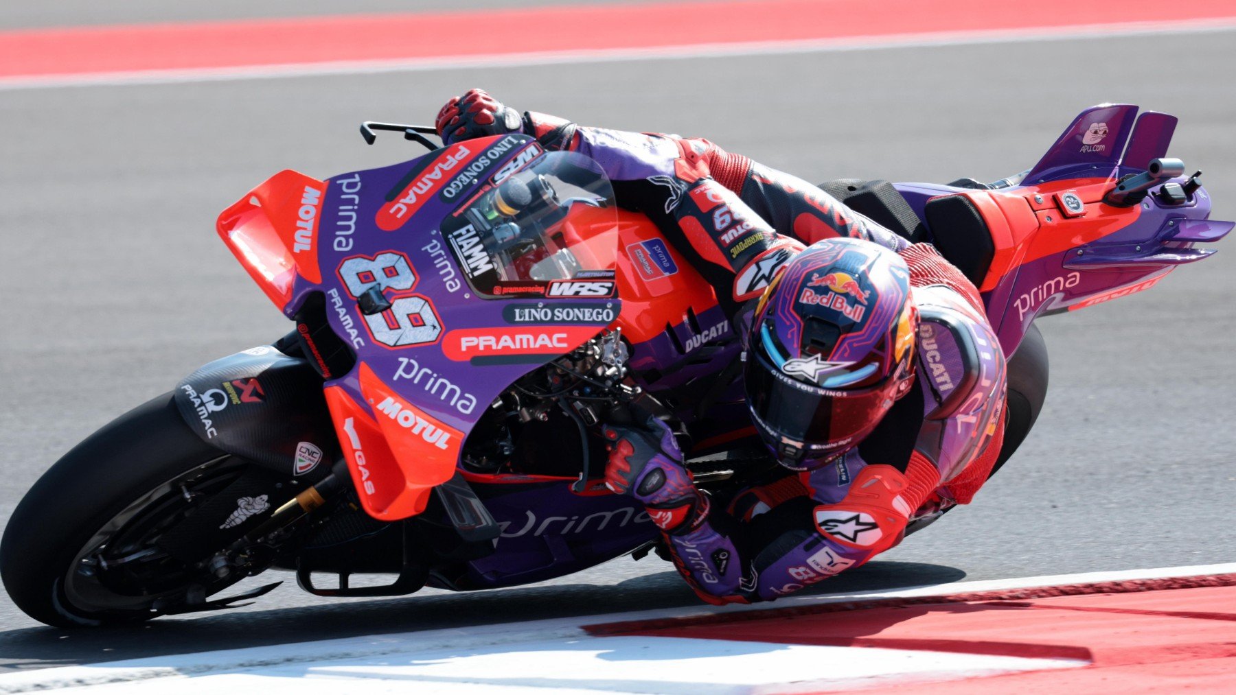 Jorge Martín, durante el GP de Indonesia de MotoGP. (EFE)