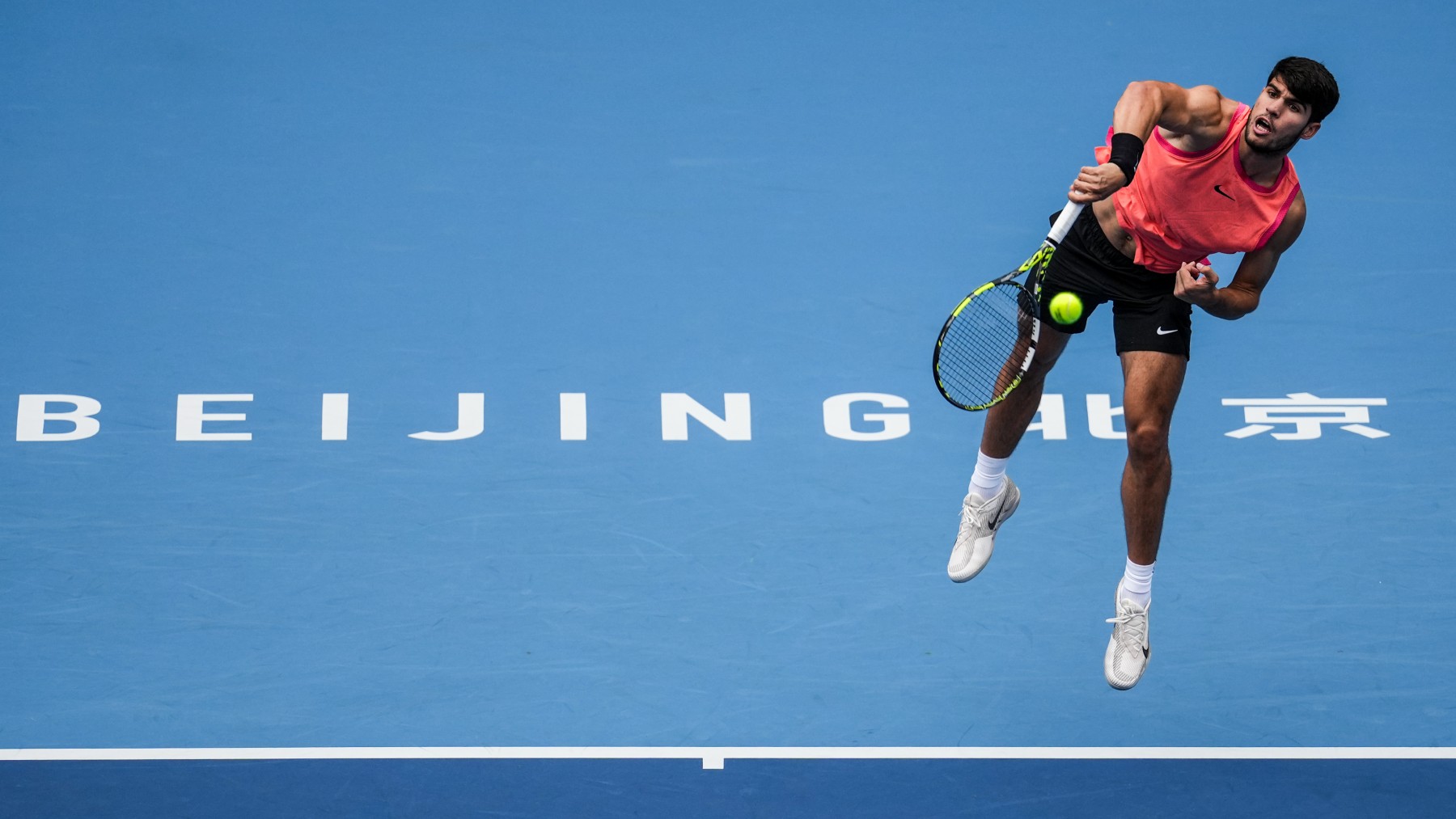 Dónde ver el ATP de Pekín y los partidos de Carlos Alcaraz en directo. (Foto: Getty)