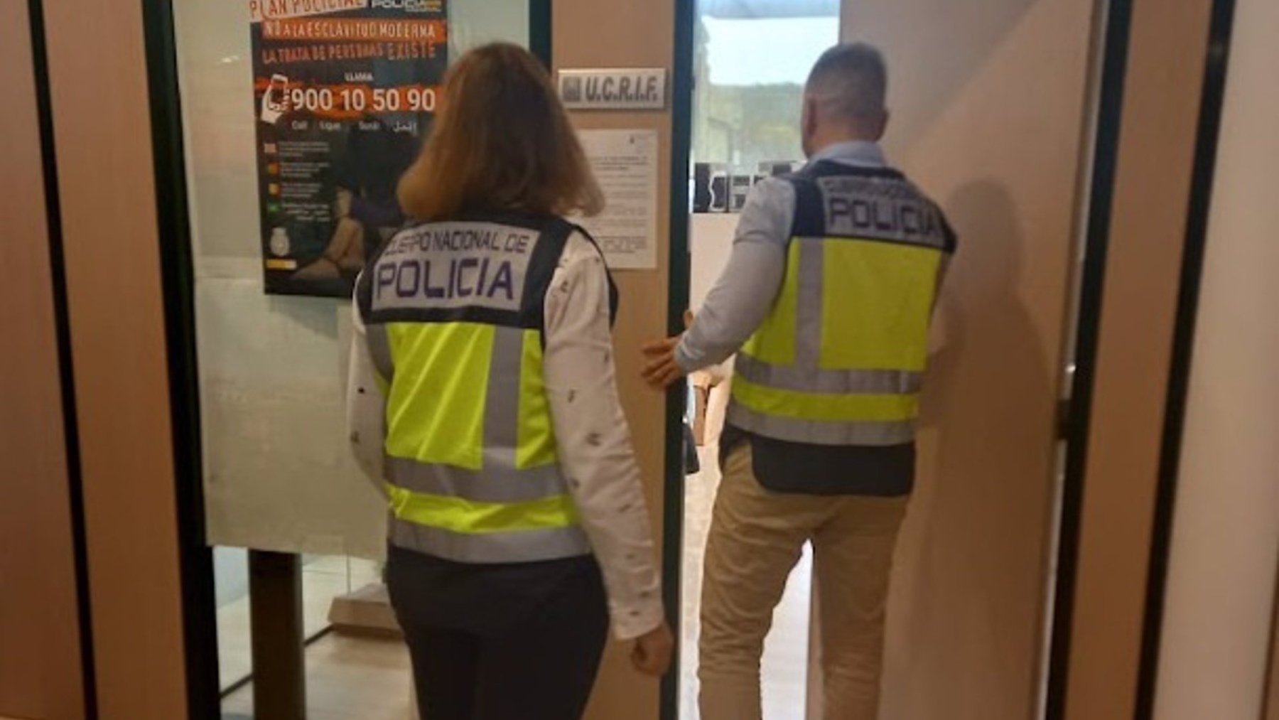 Agentes de la Ucrif de la Policía Nacional.