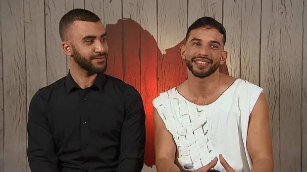 Samir y Josema, en la decisión final de 'First Dates'. (Mediaset)