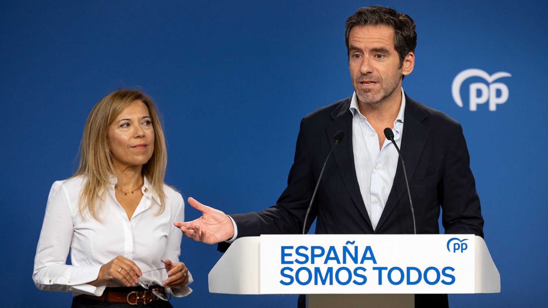 Borja Sémper y Ana Alós. (Foto: EFE)