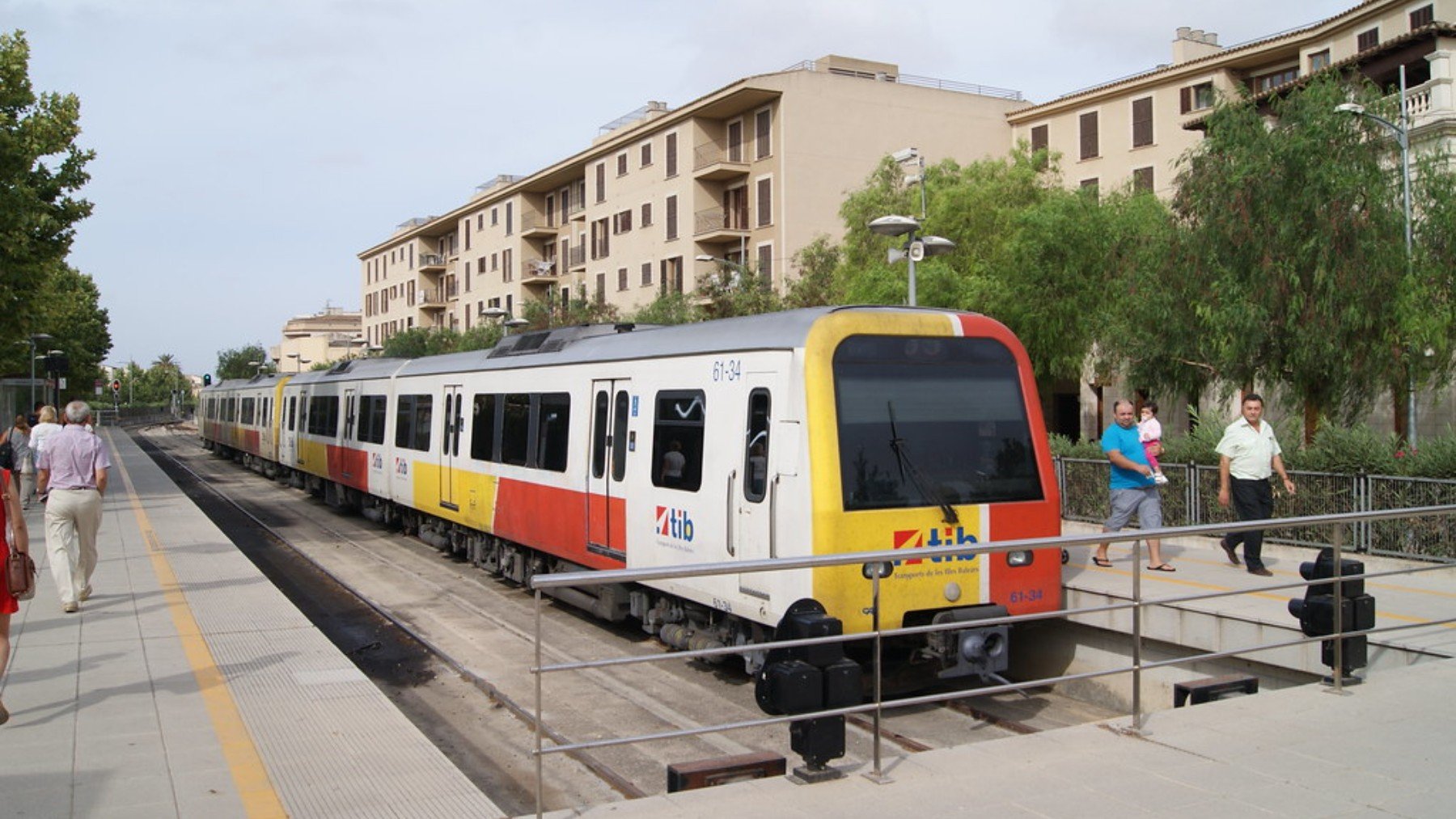 El tren de Palma a Inca.