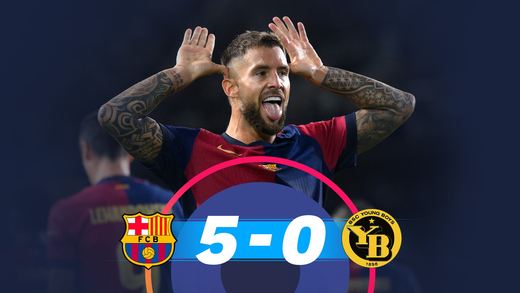 Festival del Barcelona ante el Young Boys.