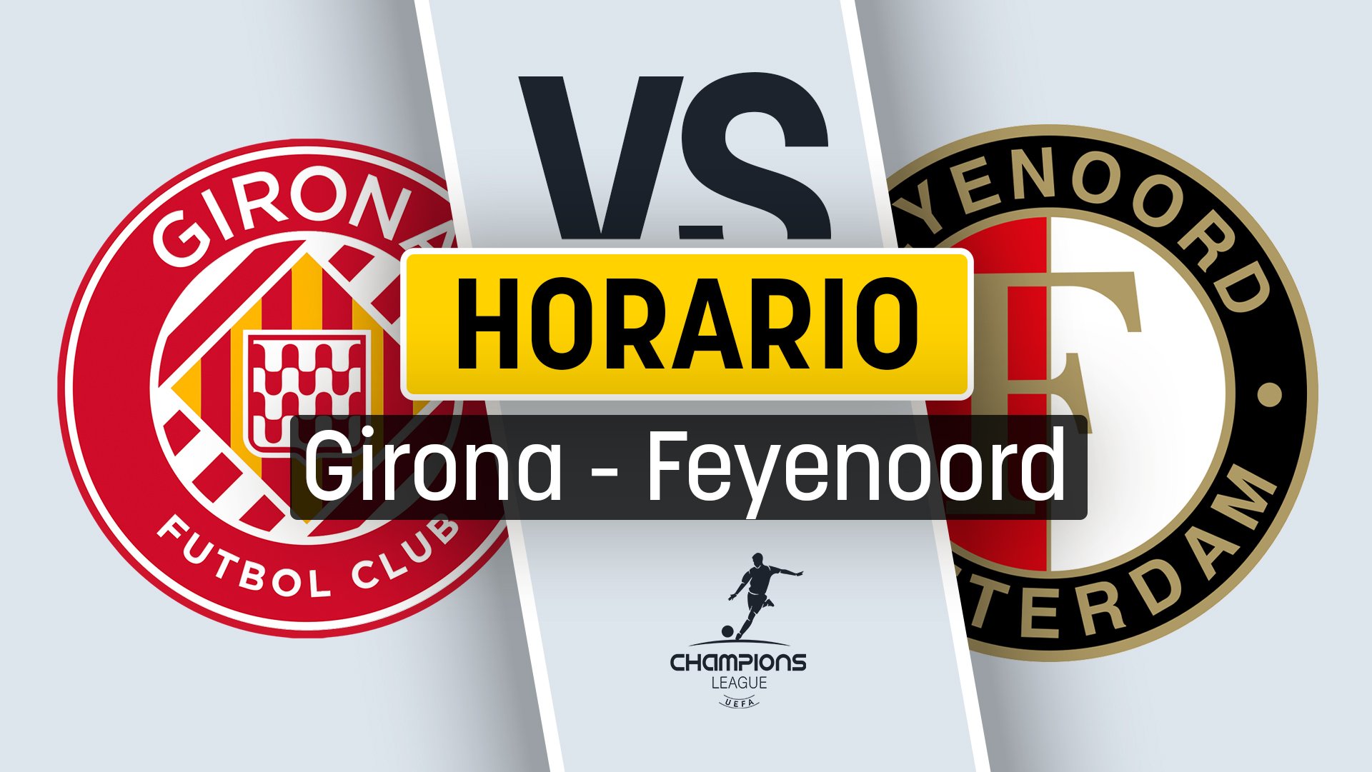 Horario Girona – Feyenoord de la Champions League: dónde ver por TV y a qué hora empieza el partido.