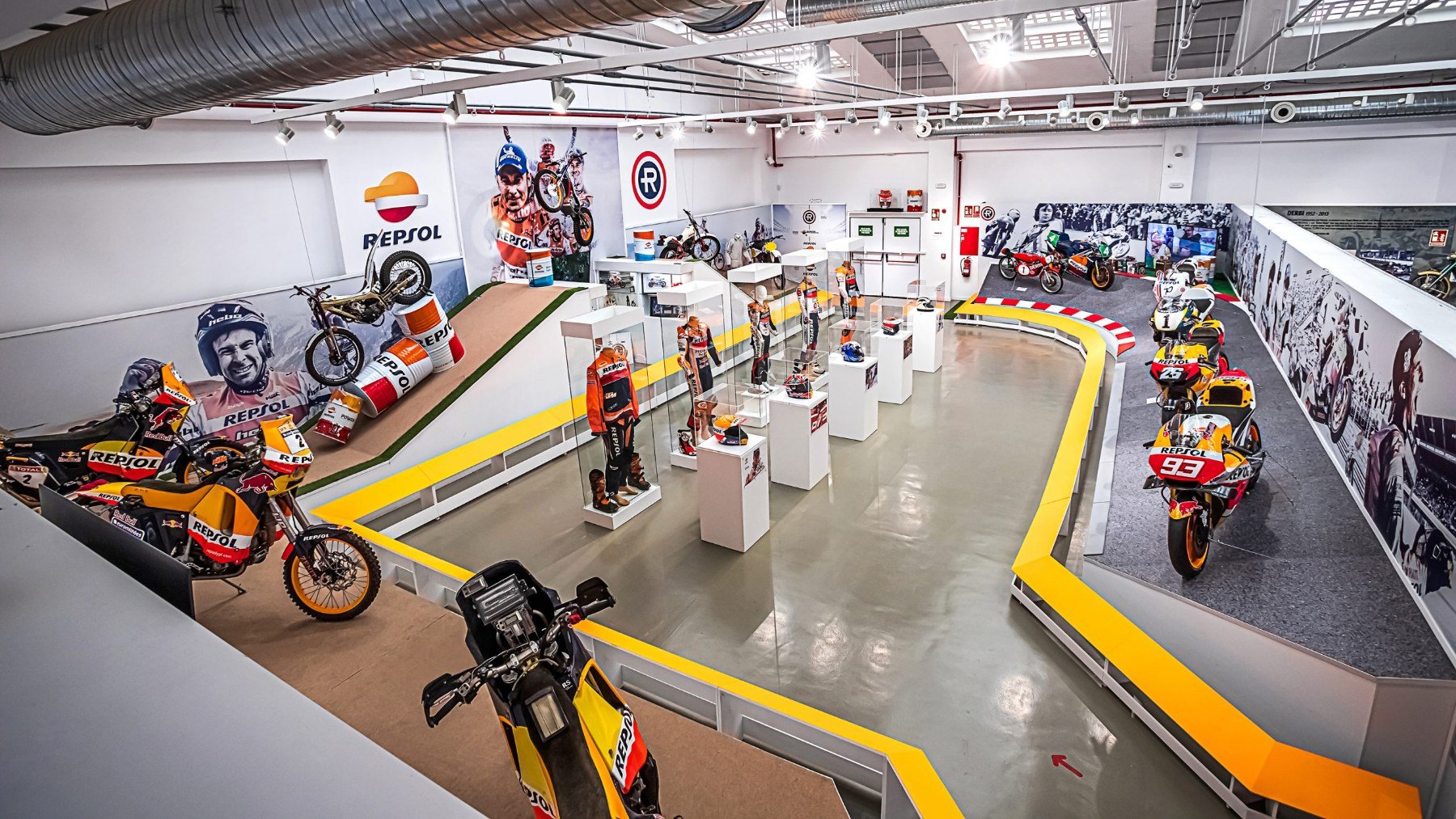 Así es la exposición Box Repsol en el Museo de la moto ‘Made in Spain’. (Box Repsol)