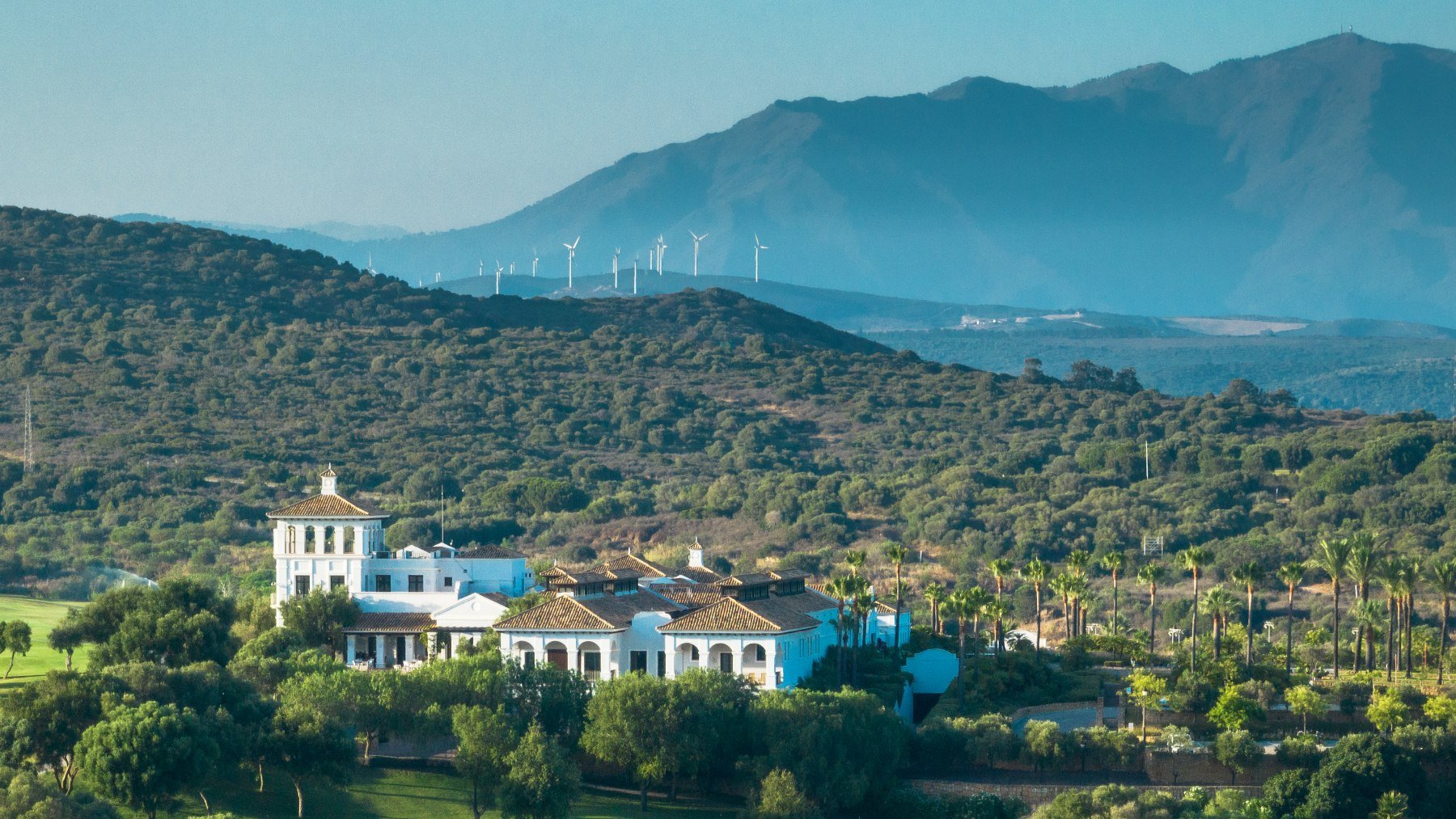 Vista de Sotogrande, en el municipio español de San Roque, en la comarca del Campo de Gibraltar