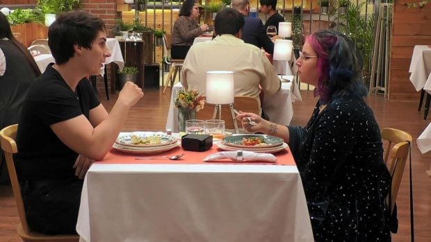 Antonio y Diana, participantes de 'First Dates'. (Mediaset)