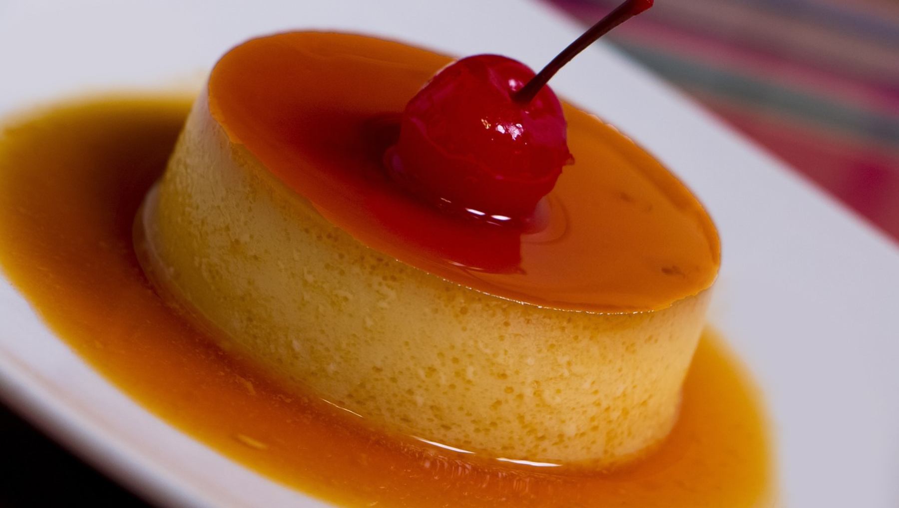 Flan sin fuego ni huevos.