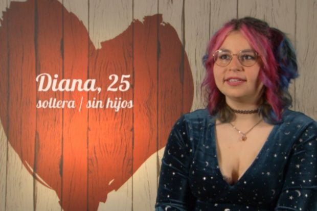 Diana, participante de 'First Dates'. (Mediaset)