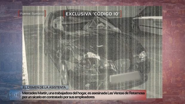 Código 10 consiguió las fotos del coche del asesino de Mercedes Martín tras su huida (Mediaset).