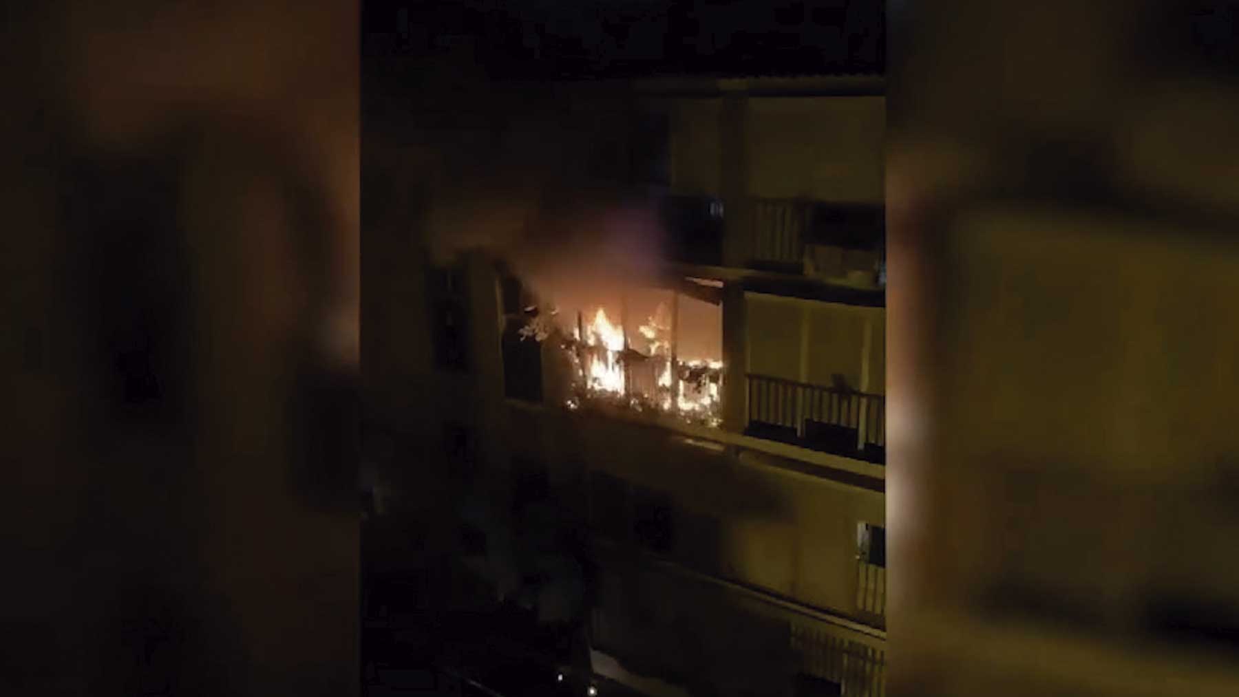 Incendio en Mairena del Aljarafe.