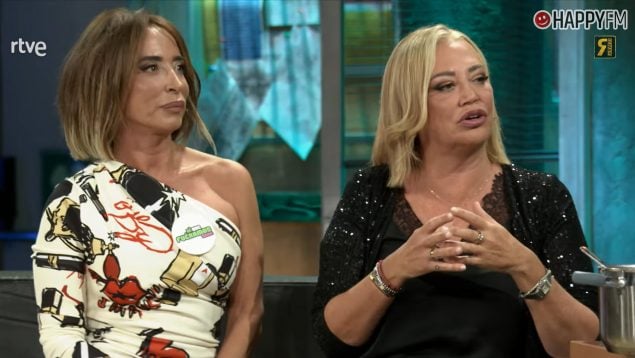 María Patiño y Belén Esteban en La Revuelta. (RTVE)