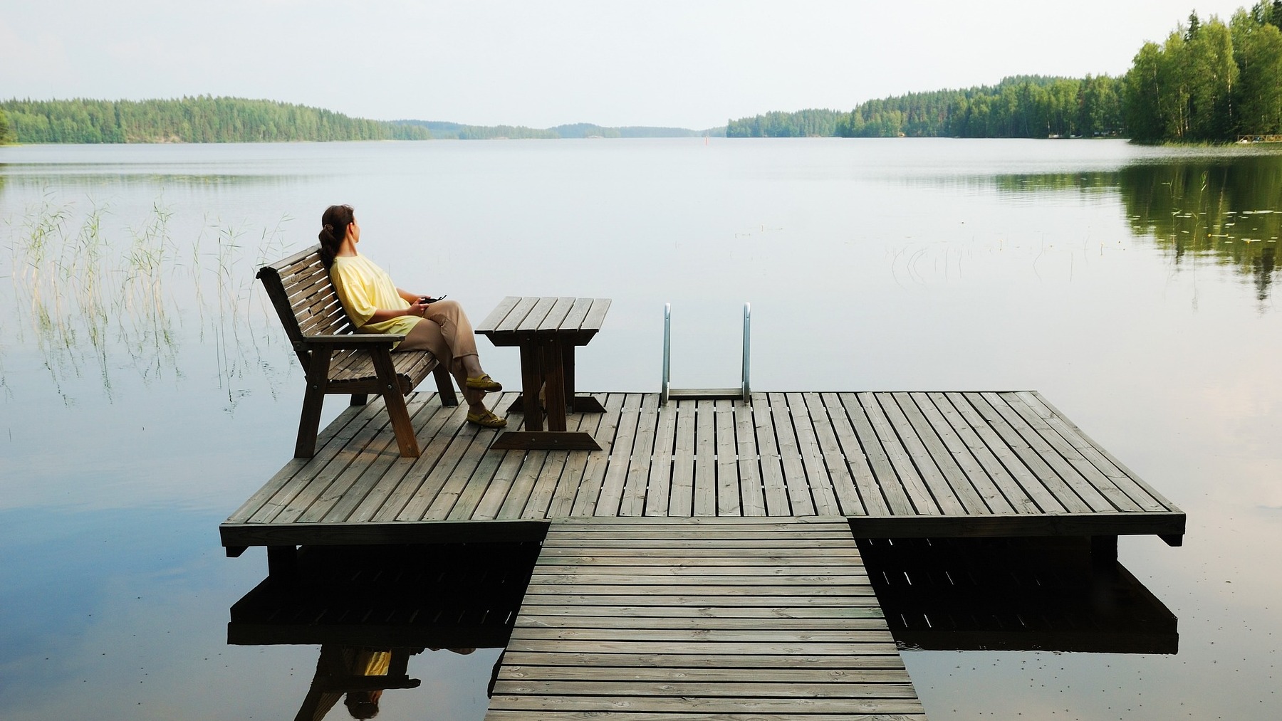 Mujer en Finlandia.