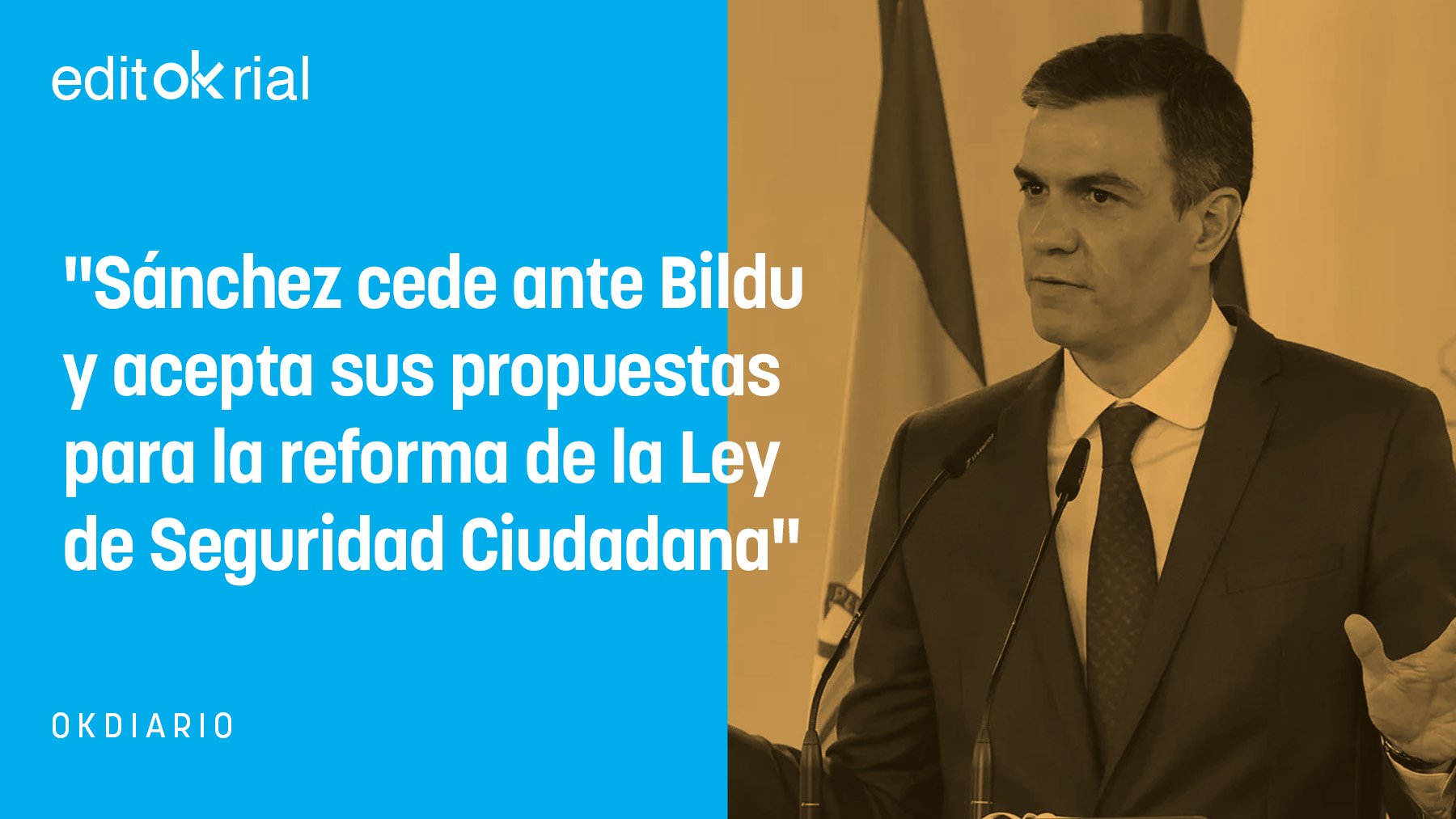 Sánchez pone al lobo Bildu a cuidar de las ovejas