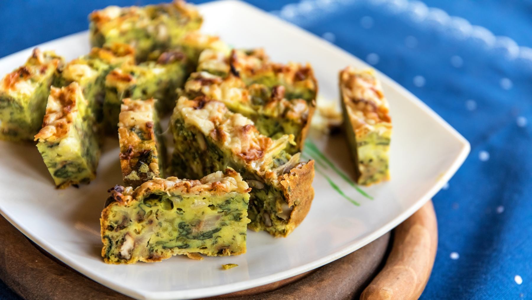 Pastel de verduras exprés.