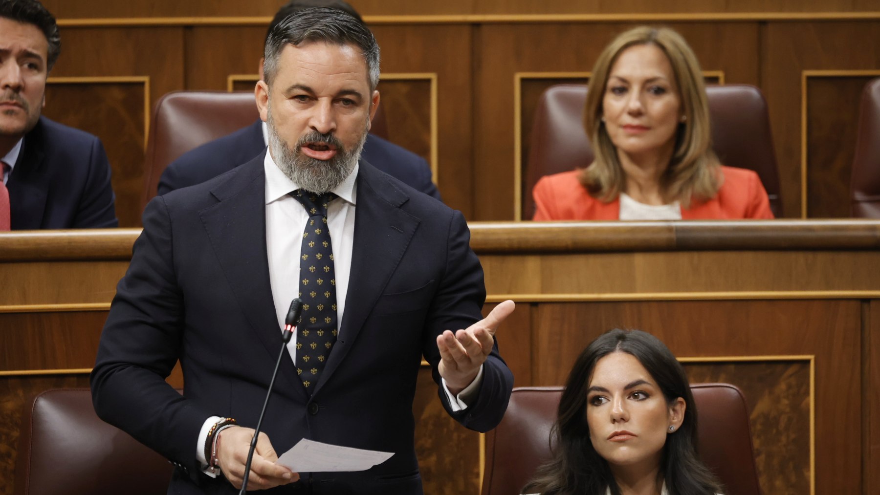 El líder de Vox, Santiago Abascal. (Foto: EP)