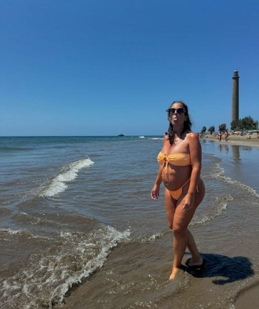 Anabel Pantoja disfrutando de un día de playa en la isla de Gran Canaria. (Instagram)