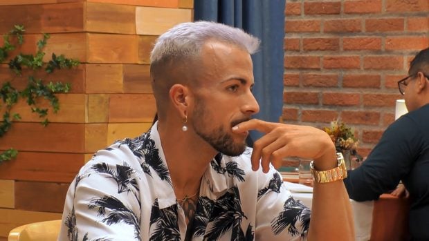 Carlos en First Dates. (Mediaset)