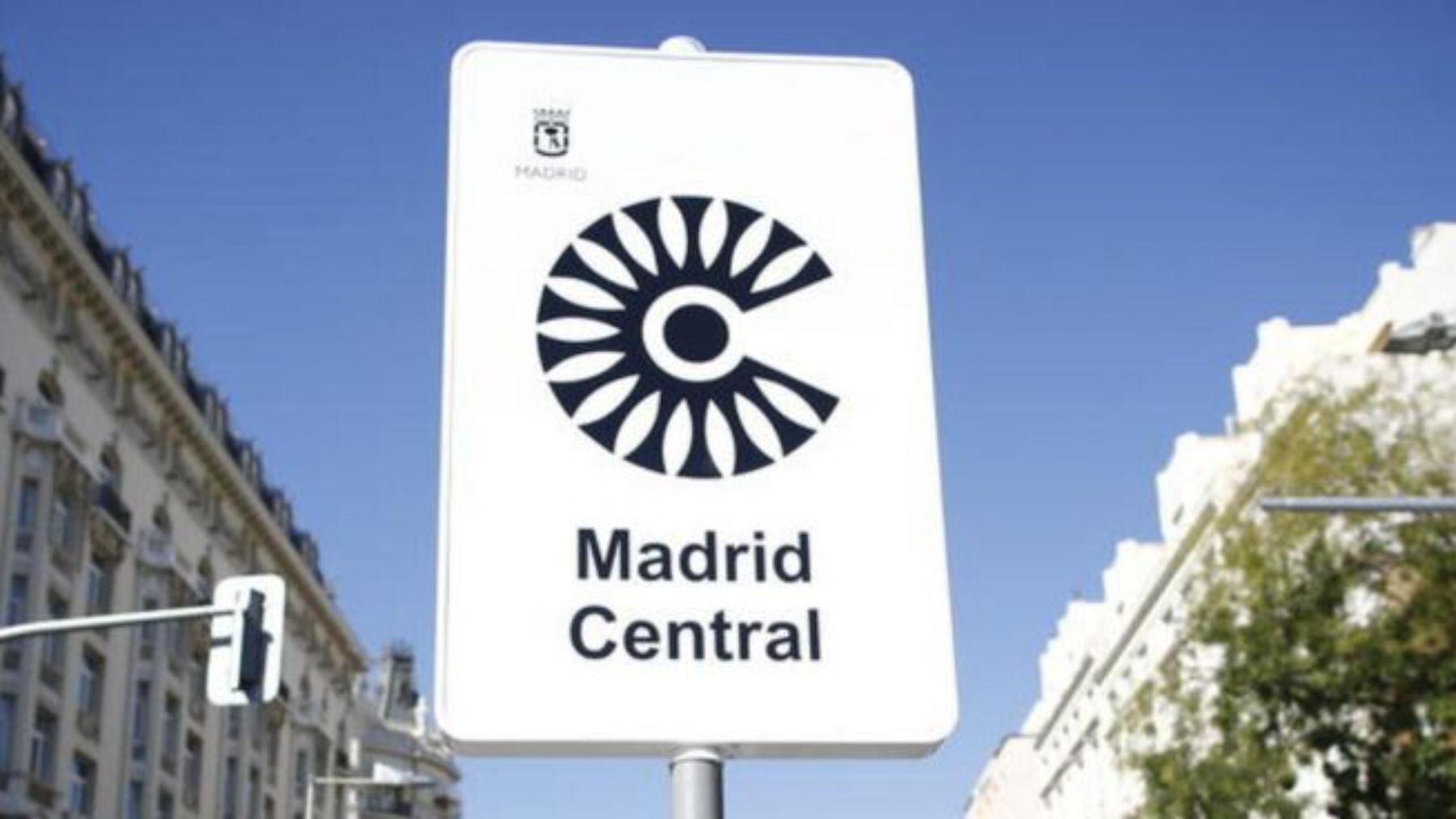 Cartel de Madrid Central.