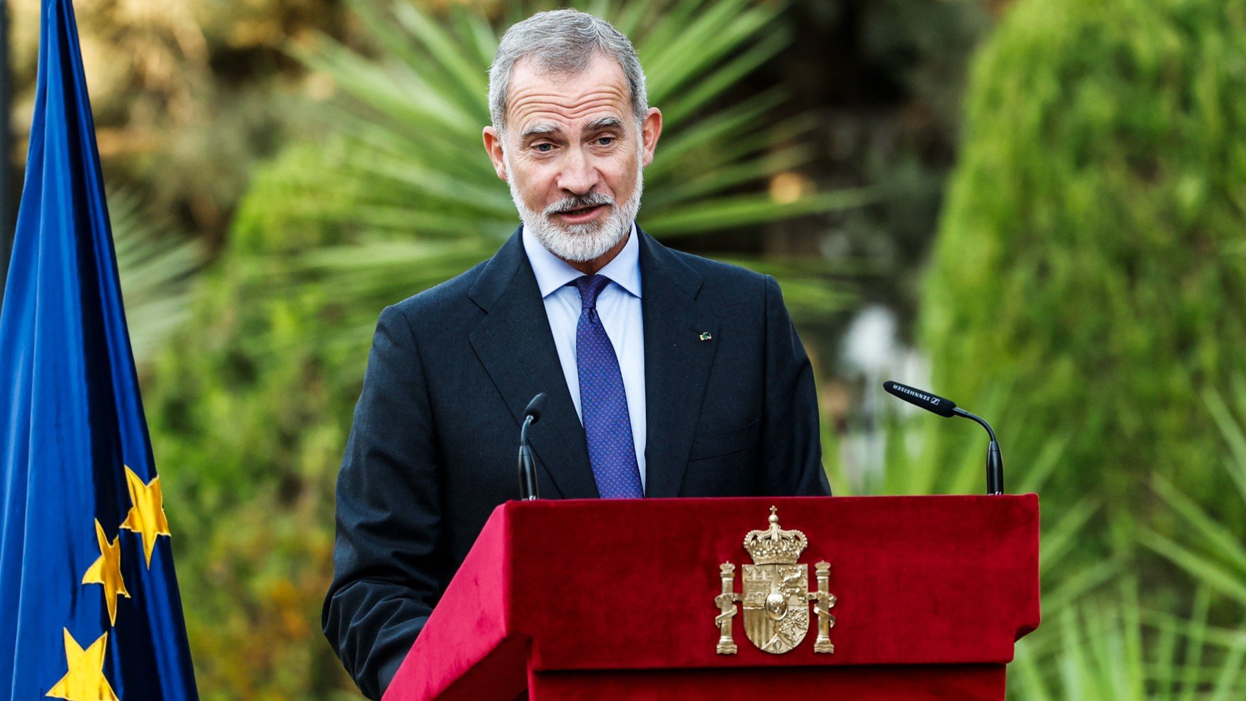 Rey Felipe VI en Jordania. (Foto: Efe)