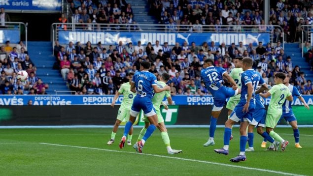 Barcelona, Alavés, fueras de juego