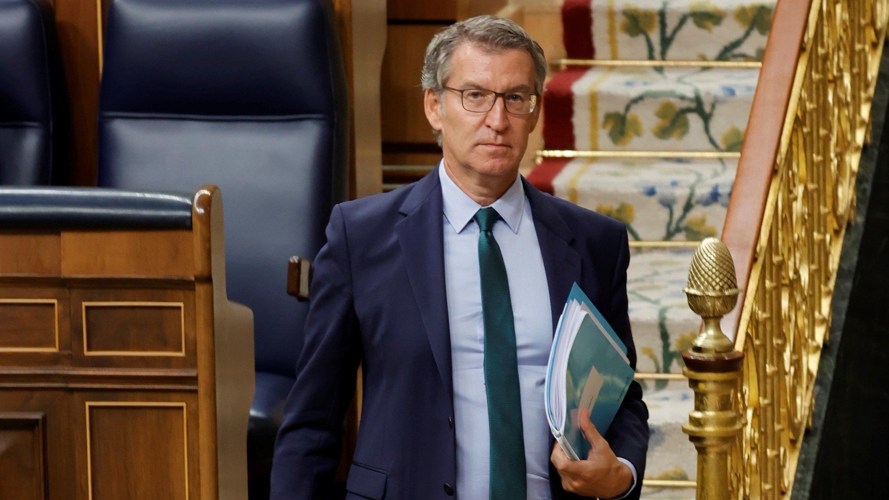 Feijóo en el Congreso. (Foto: EP)