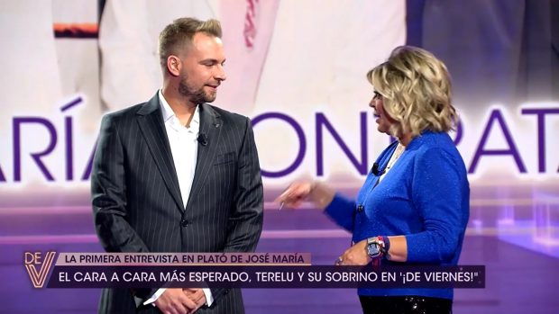 José María Almoguera y Terelu Campo se reencuentran en De viernes (Mediaset).