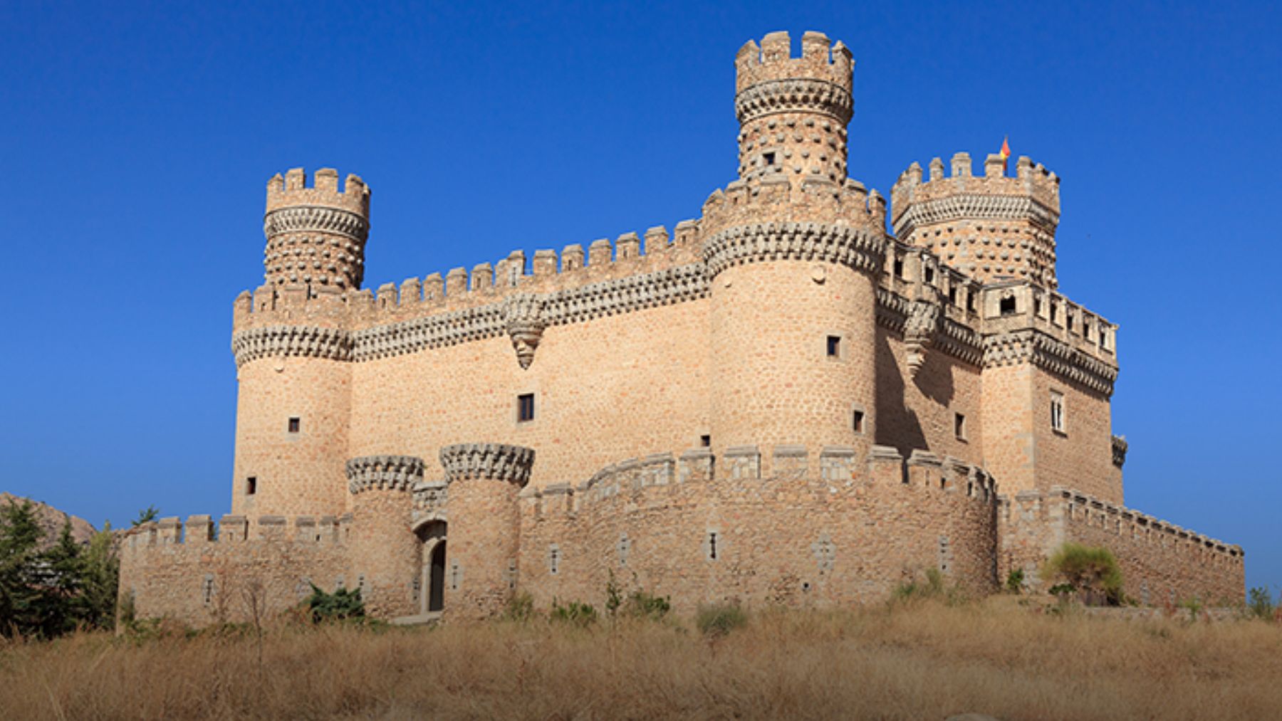 Castillo nuevo de Los Mendoza. Foto: Turismo Manzanares El Real